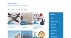 Desktop Screenshot of kung-fu.se