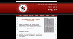 Desktop Screenshot of kung-fu.waw.pl